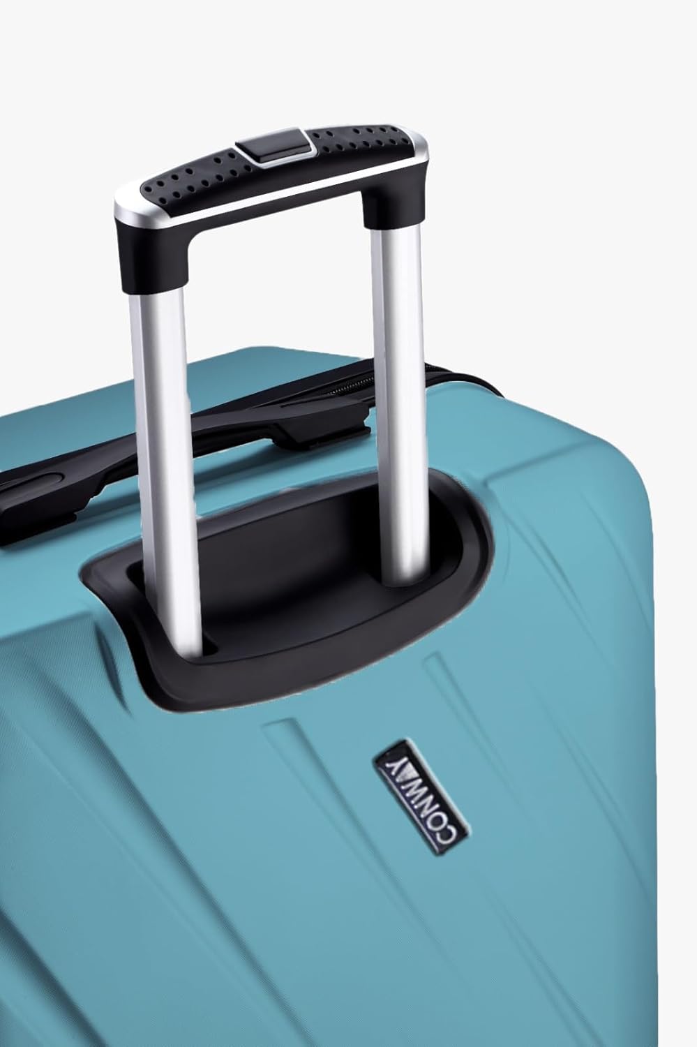 CONWAY 75 cm Cabin Trolley Bag | 8 Wheels ABS Hardshell Luggage with 360° Spinner Wheels | Carry-On Travel Suitcase for Men & Women l Teal